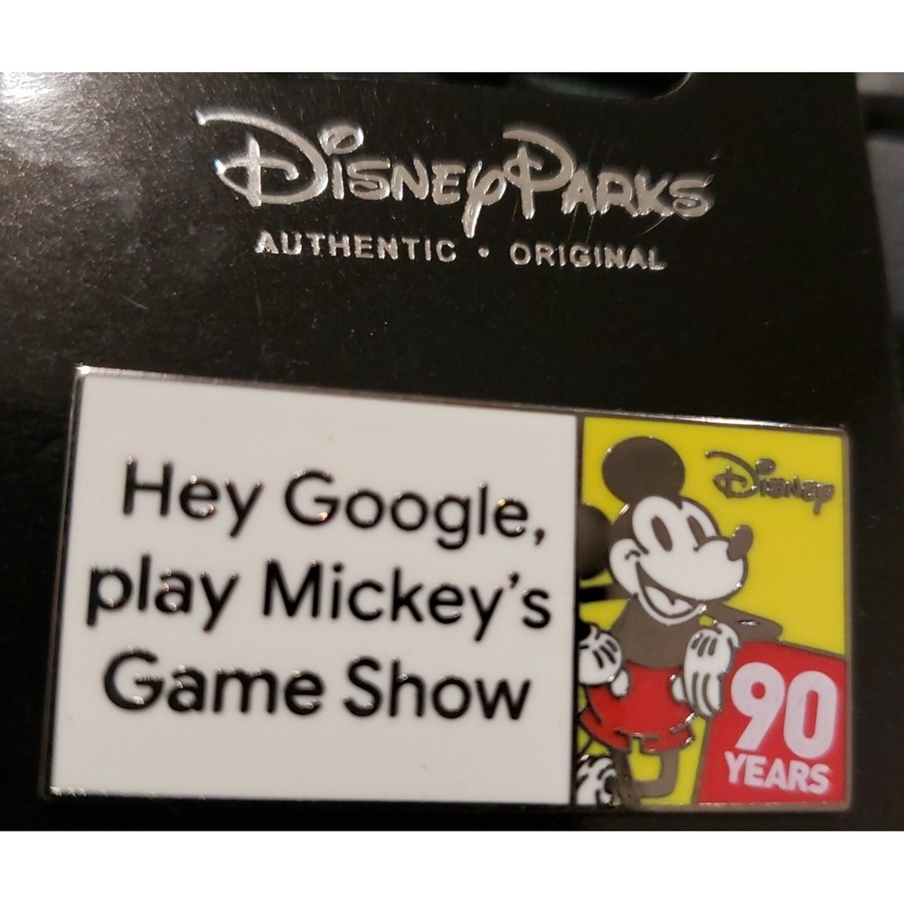 Disney Pin New York City MICKEY GAME SHOW GOOGLE Exhibit 90 Years 00021